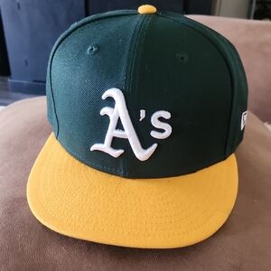 New Era Green and Yellow Baseball Cap